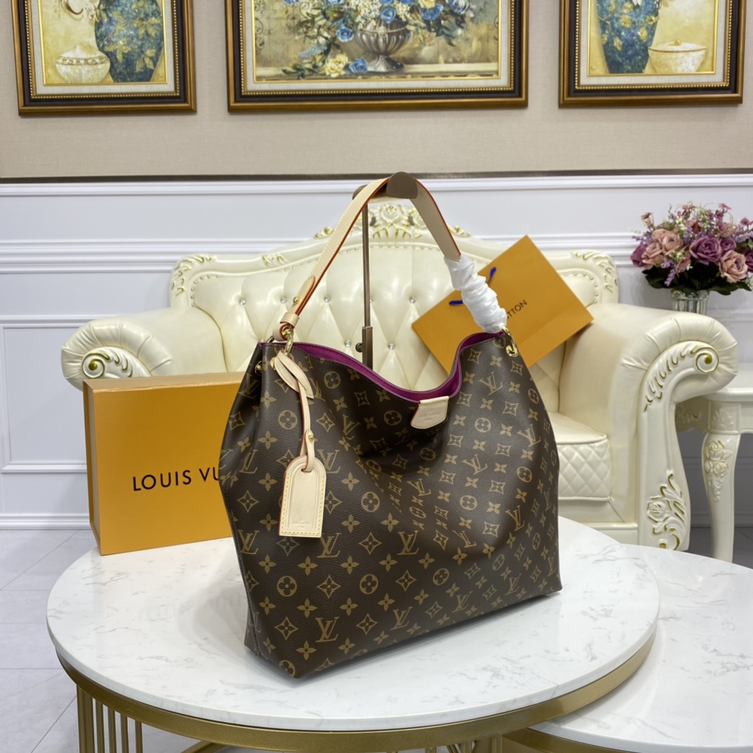 Louis Vuitton GRACEFUL MM Handbag Monogram M43703